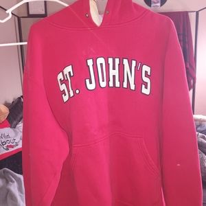 St.Johns University hoodie red XL